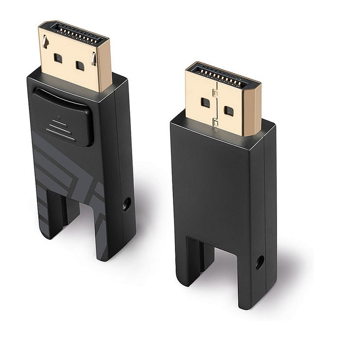 LINDY Cable DisplayPort 1.4 Optico Hibrido, 20m, Negro, para Video 8K@60Hz, HDR, Audio 7.1