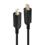 LINDY Cable DisplayPort Híbrido de Fibra Óptica 20m Mini DisplayPort