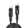 LINDY Cable DisplayPort Híbrido de Fibra Óptica 20m Mini DisplayPort
