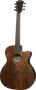 LAG Guitarra Acústica Auditorium Cutway A/E Sauvage Especia Electroacústica Folk Tapa Sólida Brankowood Acabado Satinado Relic Cutaway