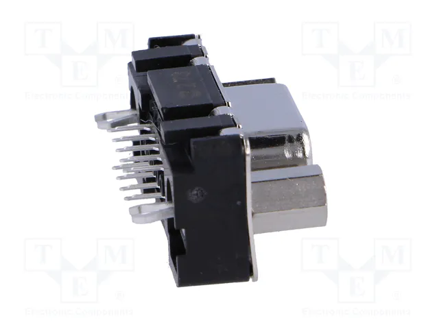 HARTING Conector D-Sub 9 pines hembra recto para transferencia de datos