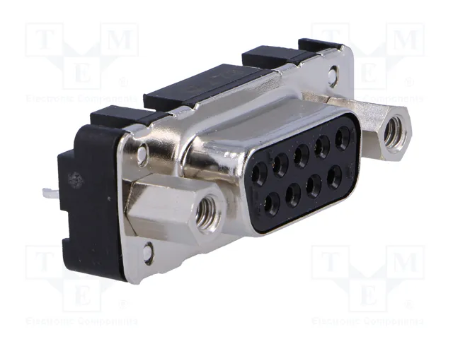 HARTING Conector D-Sub 9 pines hembra recto para transferencia de datos