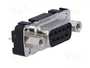 HARTING Conector D-Sub 9 pines hembra recto para transferencia de datos