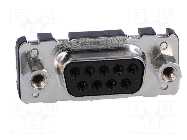 HARTING Conector D-Sub 9 pines hembra recto para transferencia de datos