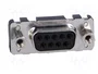 HARTING Conector D-Sub 9 pines hembra recto para transferencia de datos