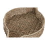 DKD Home Decor Set de 2 Centros de Mesa de Seagrass y Metal