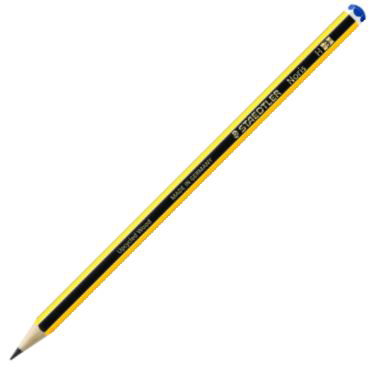 Staedtler Noris Lápices de Grafito 3H, 12 unidades