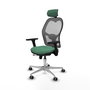 PIQUERAS Y CRESPO Silla de oficina Jorquera Verde esmeralda y Gris