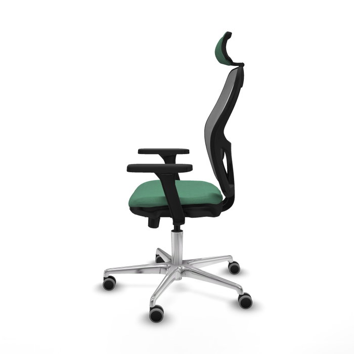 PIQUERAS Y CRESPO Silla de oficina Jorquera Verde esmeralda y Gris