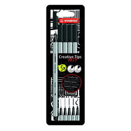 Rotulador Fibra Stabilo Creative Tips Arty Line Caja Carton De 5