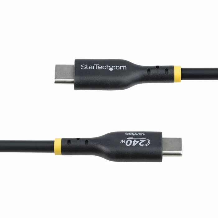 StarTech.com Cable USB-C de Carga 3m USB2EPR3M - Certificado USB-IF 240W PD 3.1 EPR - 5A - para Portátil, Tablet, Smartphone - USB 2.0