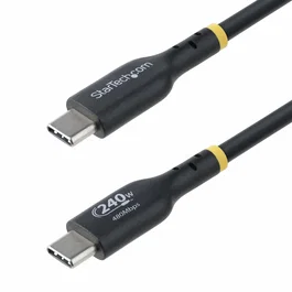 StarTech.com Cable USB-C de Carga 3m USB2EPR3M - Certificado USB-IF 240W PD 3.1 EPR - 5A - para Portátil, Tablet, Smartphone - USB 2.0