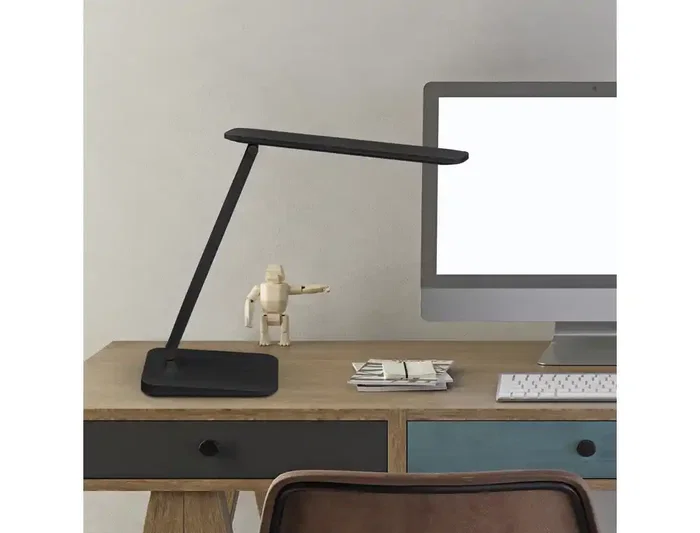 Maul Lámpara Escritorio LED 2,7W 325lm Luz Ajustable Panel Táctil Brazo Giratorio Negra