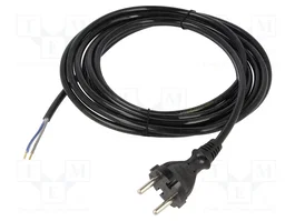 PLASTROL Cable de alimentación H05BQ-F 2x1mm2 4m