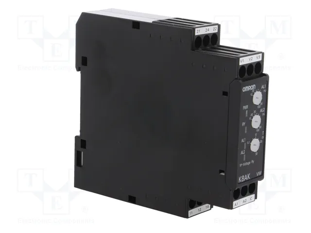 OMRON K8AK-VW2 Relé de monitorización de tensión 24VAC/24VDC