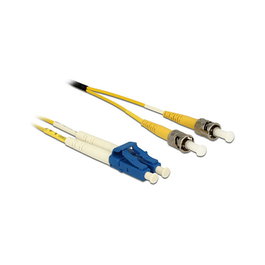 DeLOCK 84696 Cable de fibra óptica LC Duplex a ST Duplex Singlemode OS2 10 m