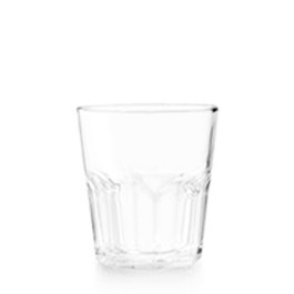 Vicrila Siena Vaso Bajo de Vidrio, 37 cl, 92 mm de Diámetro, 101 mm de Alto, Cristalería, Borde Grueso (Set de 24)