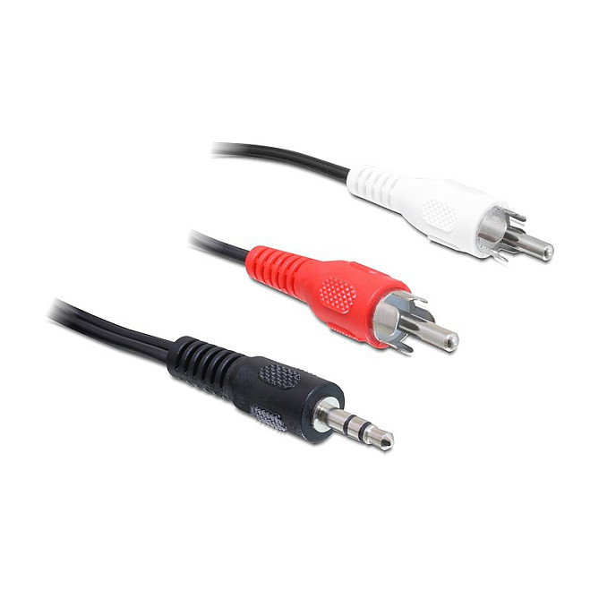 DeLOCK Cable de Audio 3,5 mm a 2 x RCA de 5 m DeLOCK Cable de Audio 3,5 mm a 2 x RCA de 5 m