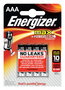 Energizer E301532000 Blister 4 Pilas MAX Tipo LR03 (AAA) Alcalino