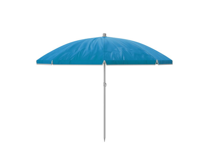 Sombrilla de Polyester Azul 240 cm Playa y Jardín MARBUENO SUMMER 10105A Sombrilla de Polyester Azul 240 cm Playa y Jardín MARBUENO SUMMER 10105A