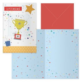 DOHE AGENDAS Pack de 6 tarjetas de felicitación modelo día madre-winner
