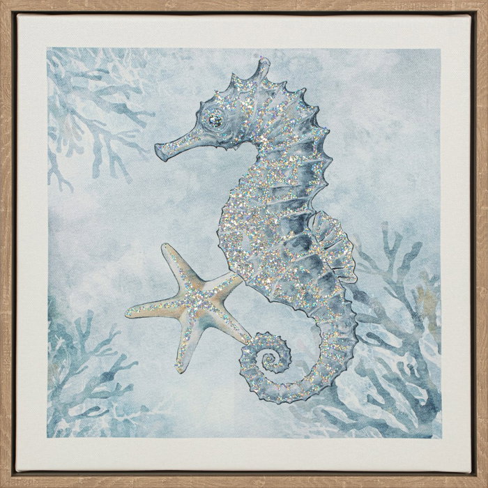 DKD Home Decor Cuadro Mediterraneo Azul 2.5 x 30 x 30 cm (4 Unidades)