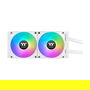 Thermaltake TH240 V2 Ultra EX ARGB Sync AIO Liquid Cooler 240mm - Ventiladores 120mm ARGB, Bomba 3300 RPM, LCD, Snow Edition Blanco