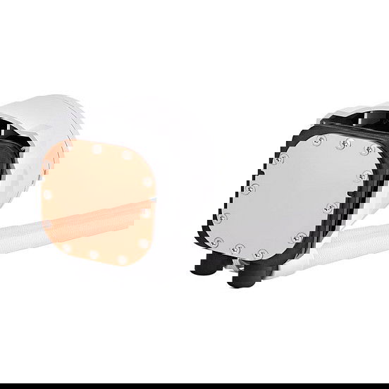 Thermaltake TH240 V2 Ultra EX ARGB Sync AIO Liquid Cooler 240mm - Ventiladores 120mm ARGB, Bomba 3300 RPM, LCD, Snow Edition Blanco