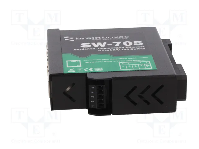 BRAINBOXES SW-705 Switch Ethernet No Administrado de 5 Puertos BRAINBOXES SW-705 Switch Ethernet No Administrado de 5 Puertos