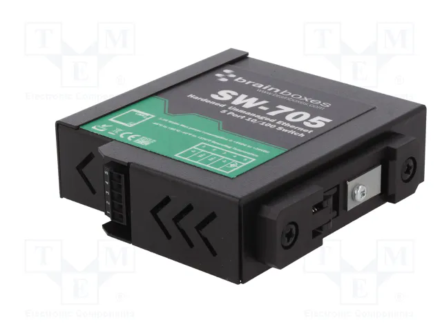 BRAINBOXES SW-705 Switch Ethernet No Administrado de 5 Puertos BRAINBOXES SW-705 Switch Ethernet No Administrado de 5 Puertos