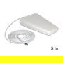 DeLOCK Antena Direccional Exterior 9 dBi, LTE Band 20/1/3/7, Conector N, RG-58 5m, Blanco - Ref. 88808