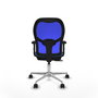 PIQUERAS Y CRESPO Silla de oficina Jorquera con mecanismo Sincro/Traslack Azul