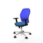 PIQUERAS Y CRESPO Silla de oficina Jorquera con mecanismo Sincro/Traslack Azul
