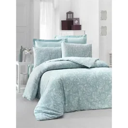 Juego de Cama: Funda Nórdica 220x240 cm + 2 Fundas de Almohada 60x60 cm, 100% Algodón Satén, Blanco