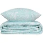 Juego de Cama: Funda Nórdica 220x240 cm + 2 Fundas de Almohada 60x60 cm, 100% Algodón Satén, Blanco