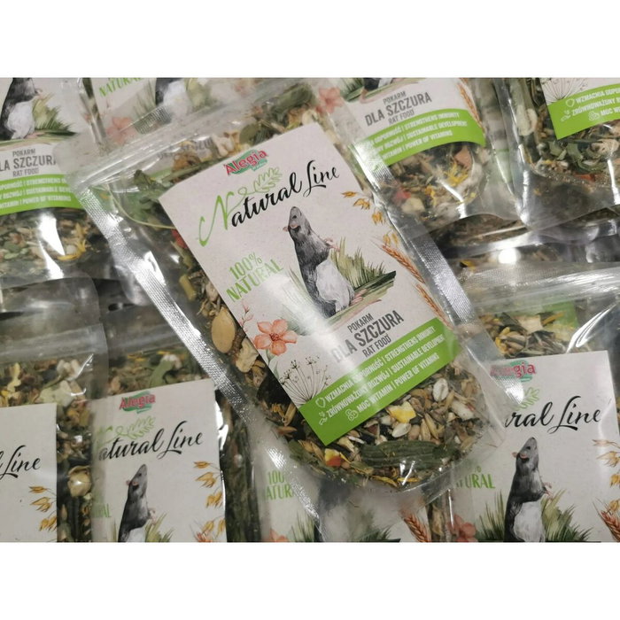 Alimento seco para ratas alegia natural line - 2.5kg