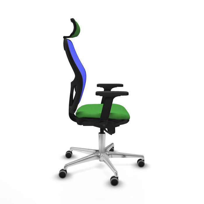 PIQUERAS Y CRESPO Silla de oficina Jorquera con mecanismo Sincro, Verde y Azul PIQUERAS Y CRESPO Silla de oficina Jorquera con mecanismo Sincro, Verde y Azul