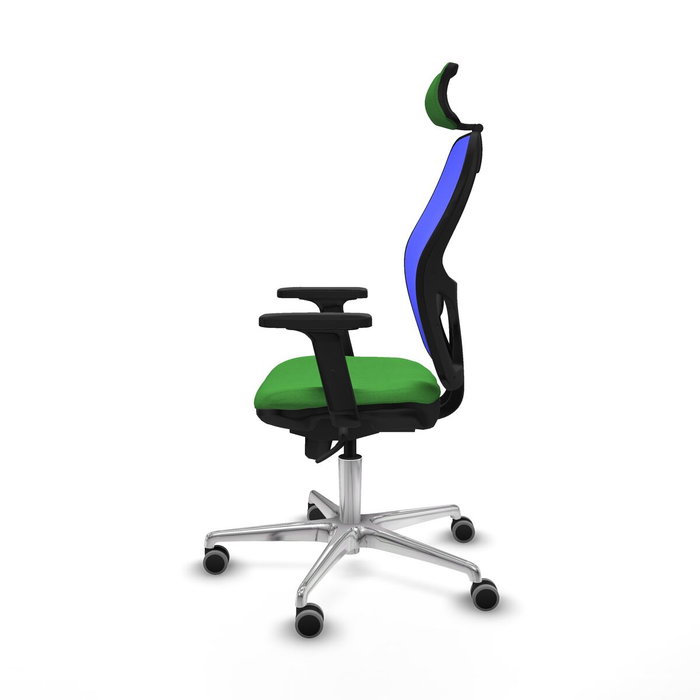 PIQUERAS Y CRESPO Silla de oficina Jorquera con mecanismo Sincro, Verde y Azul PIQUERAS Y CRESPO Silla de oficina Jorquera con mecanismo Sincro, Verde y Azul