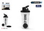 Inde Botella Gym Shaker 700 ml Transparente (12 Unidades)