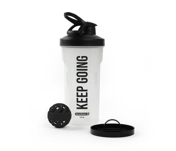 Inde Botella Gym Shaker 700 ml Transparente (12 Unidades)