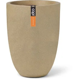 Capi Europe Jarrón bajo elegante - Serie Smooth NL - 26 x 36 cm - Color Beige - Ref. KBE781