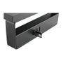 Equip Soporte de escritorio para monitor 650881 con Hub USB 2.0, Negro