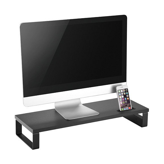 Equip Soporte de escritorio para monitor 650881 con Hub USB 2.0, Negro