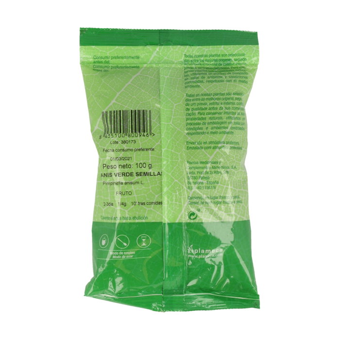 Plameca Anís Verde 100 g Plameca Anís Verde 100 g