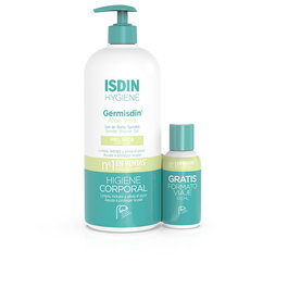 ISDIN GERMISDIN Aloe Vera Gel de Baño Lote 2 pz - Gel Higiene Corporal sin Jabón para Piel Seca/Sensible - Hidratante, 1000 ml + 100 ml