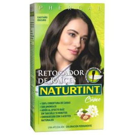 NATURTINT Retocador Raíces Castaño Oscuro, Cubre Canas Permanente, Cabello Natural y Brillo Intenso, 1 Unidad