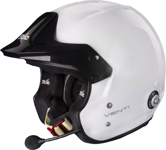 Stilo Casco Venti Trophy Rally Composite Snell2020 FIA 8859-15 Blanco-Interior Negro STIAA0112DG2T550101 Homologado FIA 8859-2015 SNELL SA2020 Intercomunicador Stilo Casco Venti Trophy Rally Composite Snell2020 FIA 8859-15 Blanco-Interior Negro STIAA0112DG2T550101 Homologado FIA 8859-2015 SNELL SA2020 Intercomunicador