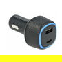 DeLOCK Adaptador de Carga para Coche USB Tipo-C PD 3.0 y USB Tipo-A 63 W, 20 V, Negro, Ref: Delock Kfz Ladeadapter