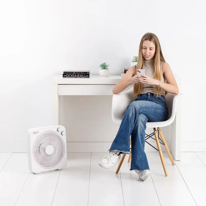 Taurus Tropicano 3V Ventilador de Suelo 35W 5 Aspas 3 Velocidades Temporizador 60 Min Blanco