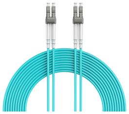 Gembird Cable de fibra óptica multimodo dúplex OM4 LC/LC 30m Aguamarina